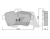 AISIN BPMB-1005 Brake Pad Set, disc brake